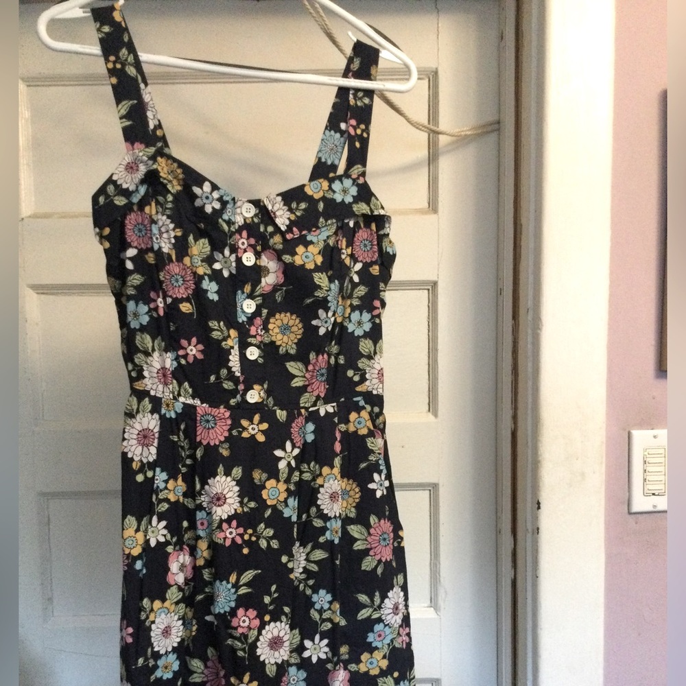 Cute Floral Cotton Birds of North America Sundress